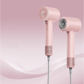 춘게엘 가정용 헤어케어 속건 고출력 냉열 순환풍 고속 헤어 드라이기 zy9504, 510g, 핑크