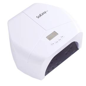 쏘이지 BQL8 최대 298W 고출력 전문가용 젤 네일 램프 72개 LED (BQL8), 1개, 화이트