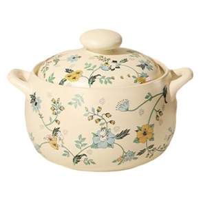 StarR 무민 플라워 시리즈 뚝배기 4.5L, 1개, 30.5cm