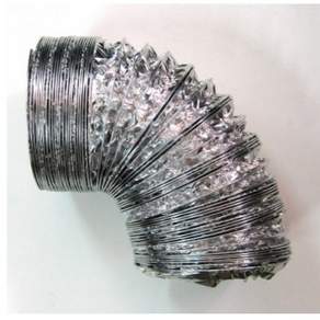 배기관 75파이 - 1M 알루미늄 자바라 연통 국산, 1개