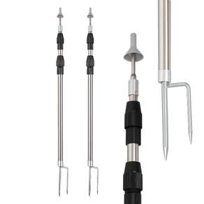 아띠꼴로 슬라이드 타프 폴대 캠핑 텐트 그늘막 지지대 2개1세트, 1세트