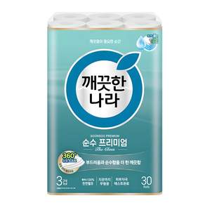 깨끗한나라 순수 프리미엄 더클래스 30m, 1개