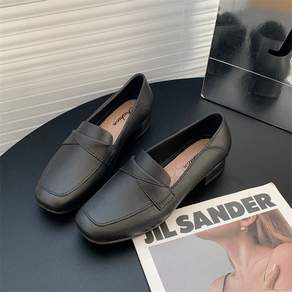 부드러운 가죽 소재 여성 로퍼 3cm