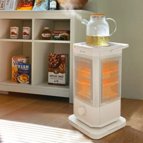 터트온 전기히터 오방난로 가정용 사무실 5방향 전기난로, 퓨어 화이트