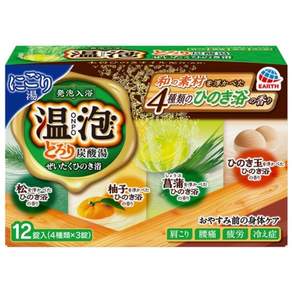 NEW 온포 탄산발포 입욕제 12정, 온포 히노끼시프러스, 1개