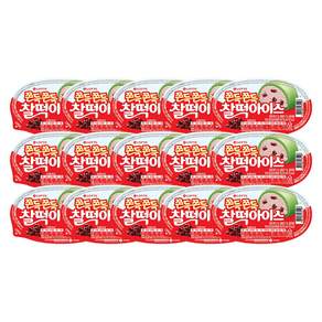 롯데제과 찰떡아이스 아이스크림, 15개, 90ml