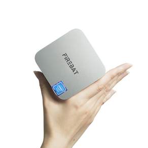 파이어뱃 T8 프로 N100 큐브형 미니 PC, 실버, T8 Pro, 512GB, 16GB, WIN11 Home