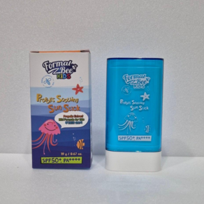 포멀비 키즈 프로폴리스 수딩 선스틱 SPF50+ PA++++, 19g, 3개