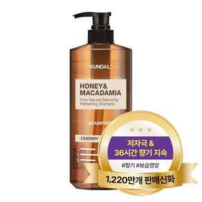쿤달 네이처 샴푸 체리블라썸향, 1.058L, 1개
