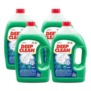 워시클리닉 딥클린 액체세제 2.5L x 4개 드럼/일반 겸용 베이킹소다함유 실내건조, 워시클리닉 딥클린 액체세제 2.5L x 4개 드럼 일반