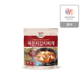 종가 묵은지 김치찌개 650g x 3개