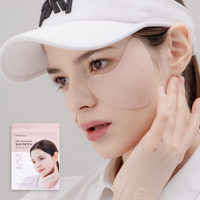 모델로 와이드 썬패치 자외선차단 골프 얼굴 눈밑 기미방지 UV차단패치 (1세트 5회분), 1개, 5g