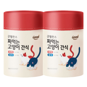 굿밸런스 짜먹는 고양이 간식 플러스, 2개, 12g, 혼합맛(참치/연어)
