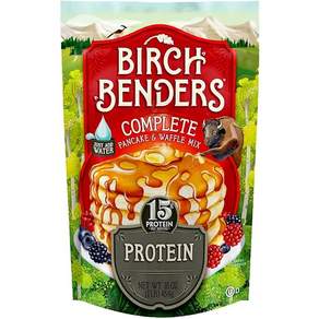 Birch Benders 팬케이크 & 와플 믹스 프로틴, 454g, 1개