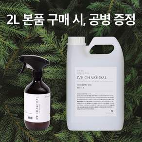 이브차콜 편백수 100% 피톤치드 탈취제 새집증후군 제거 Level1 Basic, 1개, 2L
