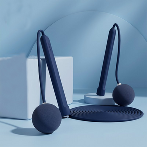 킵 피트니스 다이어트 줄넘기 세트, 1개, 다크 블루