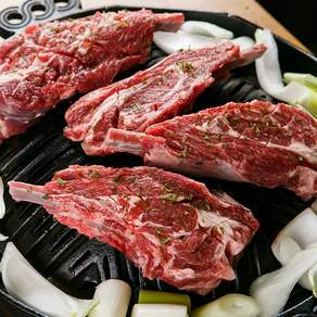 [당일발송]허브숙성 양갈비 스테이크 양귀빈식당, 400g, 1개