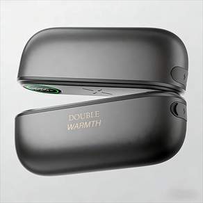 Surkat 미니 프리미엄 마그네틱 3000mAh x 2ea 휴대용 2in1 보조배터리 충전식손난로, 다크그레이, SS-038