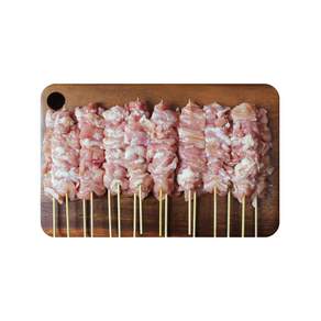 닭목살꼬치 640g 국내산 16꼬치 대용량 업소용 도매 캠핑 음식 수제꼬치 간식 안주, 1개