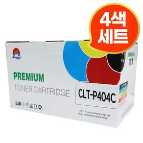 CLT-K404S 호환 토너 SL-C433 C483 C483W, 4색, 1개