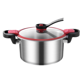 CookBuddy 304 스텐 저압냄비 압력밥솥 3-4인용 압력솥, 1개, 은, 3.5L