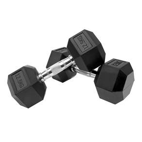 홈짐 홈트 PEV 헥사곤 덤벨 육각 아령, 12.5kg, 1개