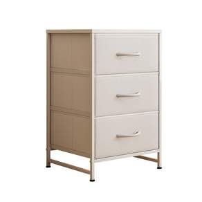 소웰홈 패브릭 모던 머릿장 450, 화이트, 3단