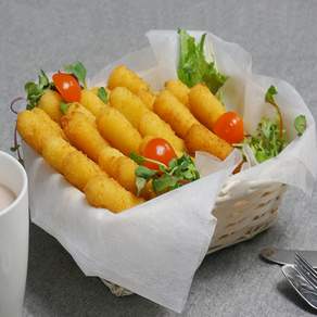 [슈퍼맘푸드] 모짜렐라 바삭 치즈스틱 (냉동) 1kg (40개), 40개