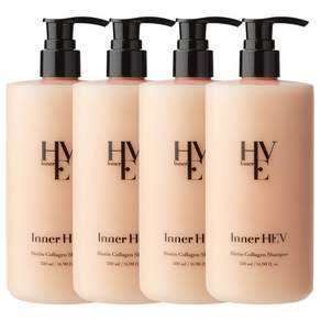 이너해브 비오틴 콜라겐 여성 탈모 샴푸 플로럴머스크향, 4개, 500ml