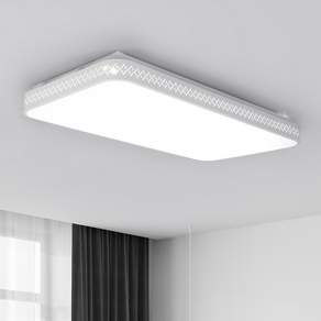 연하 LED 씨밀레 거실등 60W 삼성칩 주광색 플리커프리 국내산, 화이트