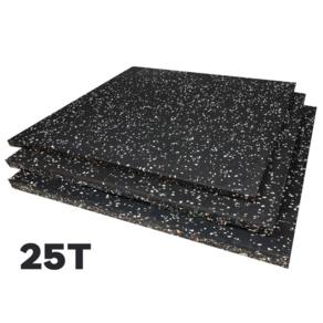 희우스포츠 방음방진 홈짐 층간소음 런닝머신 매트 50cm*50cm, 25mm 사각매트(코팅)1pc
