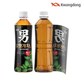 [광동직영] 광동 진한 헛개차 500ml + 진한 헛개차 무라벨 500ml, 40개