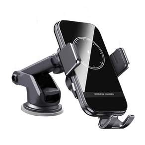 NeoMark 15W 차량용 고속 무선 충전 거치대 송풍구형 + 대시보드형, A8, 블랙
