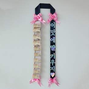 세이메모리 용돈화환 이맛에딸키우지, 무지개색