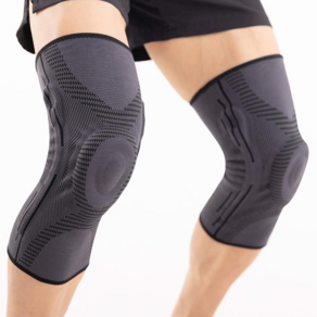 바로핏 니슬리브 무릎보호대, 그레이, 1개