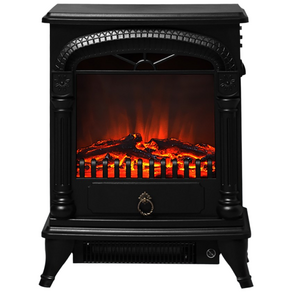 전기 벽난로 온풍기 히터 LED 불멍 화로 파티룸꾸미기, 로망T