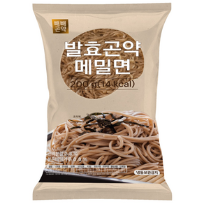 [그냥 넣어 드시면 되는 부드럽고 쫄깃한 저칼로리 저탄수화물] 발효곤약 메밀면, 200g, 8개