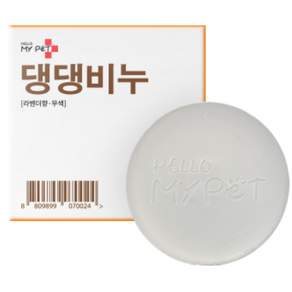 헬로마이펫 강아지 비누 천연 수제비누 댕댕비누 투명 100g, 1개