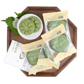 싸리재 쉽게 떡만들기 [ 수리취 떡반죽 500g ] 개떡 송편 단오음식 체험놀이, 1개
