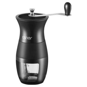 오스너 수동 커피 그라인더 원두커피 가정용, 수동 그라인더, 1개, 블랙, 250ml
