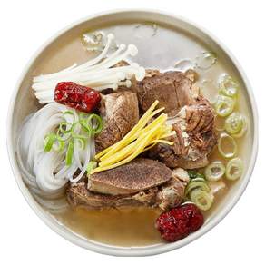 [국제식품] 초원농원 맛 그대로 진한육수 진짜 왕 갈비탕 1kg, 4개