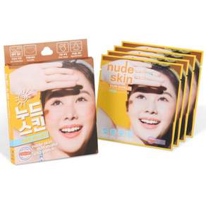 엑스패치 누드 스킨 썬쉴드 비타 강력 밀착 UV 자외선 차단 투명 선패치 코+볼 세트, 2개, 8g