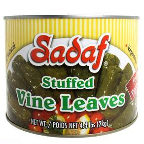 Sadaf 스터프드 바인 잎 통조림, 2kg, 1개