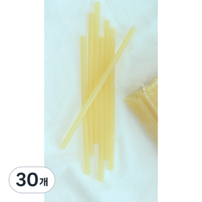 7mm 국산 강력 글루건 심 스틱 황색 노란색, 30개