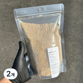 방앗간청년 블랙푸드선식, 500g, 2개