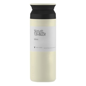 요이치 스테인리스 진공단열 텀블러 레이크, 아이보리, 500ml, 1개