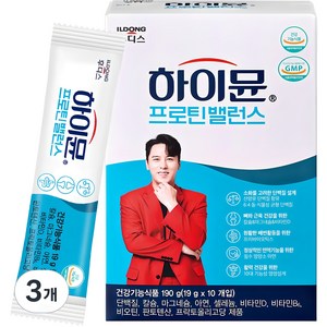 일동후디스 하이뮨 산양유 프로틴 밸런스, 190g, 3개