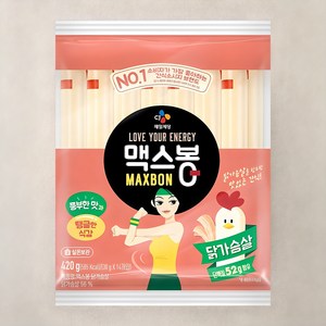 맥스봉 닭가슴살 소시지 14개입, 420g, 1개