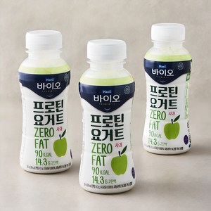 매일바이오 프로틴 요거트 사과, 260ml, 3개