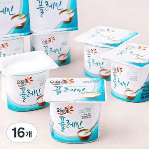 요플레 플레인 멀티, 85g, 16개